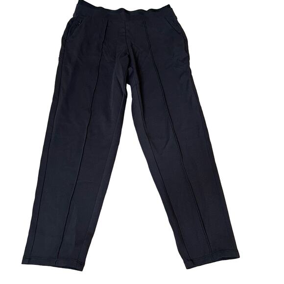Athleta career pants elastic waist pockets pull on pleated front seam SZ XS - Picture 1 of 10